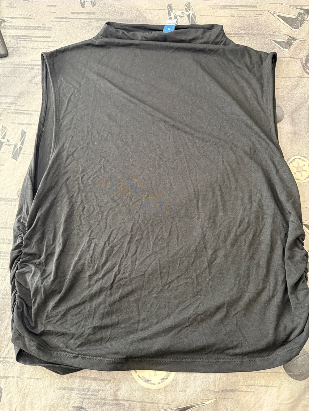 OLD NAVY MOCK NECK ROUCHED TANK SZ XL - Picture 2 of 5